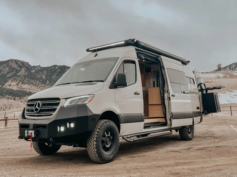 A camper van converted by Boulder Campervans