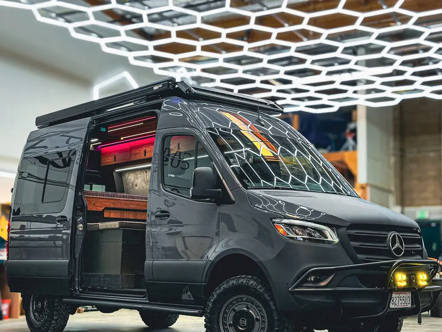 A camper van converted by Camplife Customs