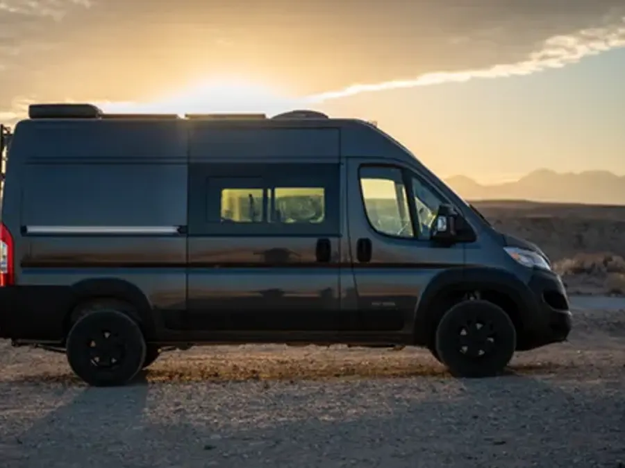 A camper van converted by DM Vans