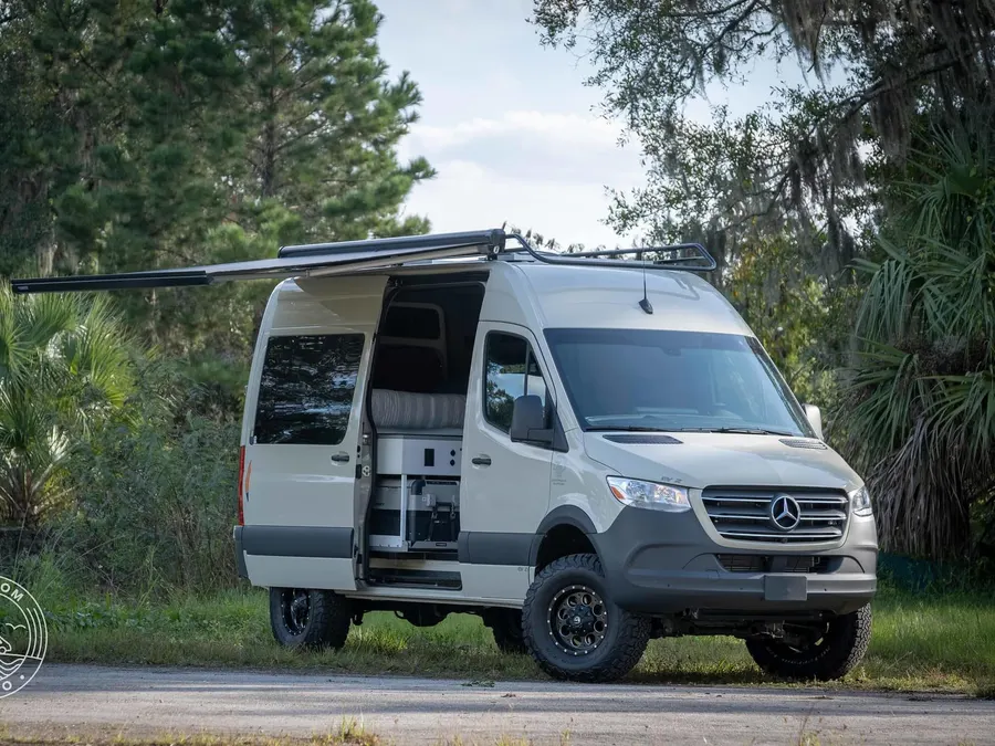 A camper van converted by Freedom Vango