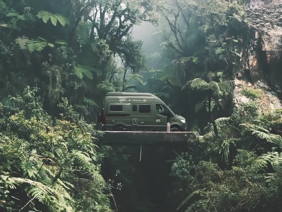 A camper van converted by Glampervan