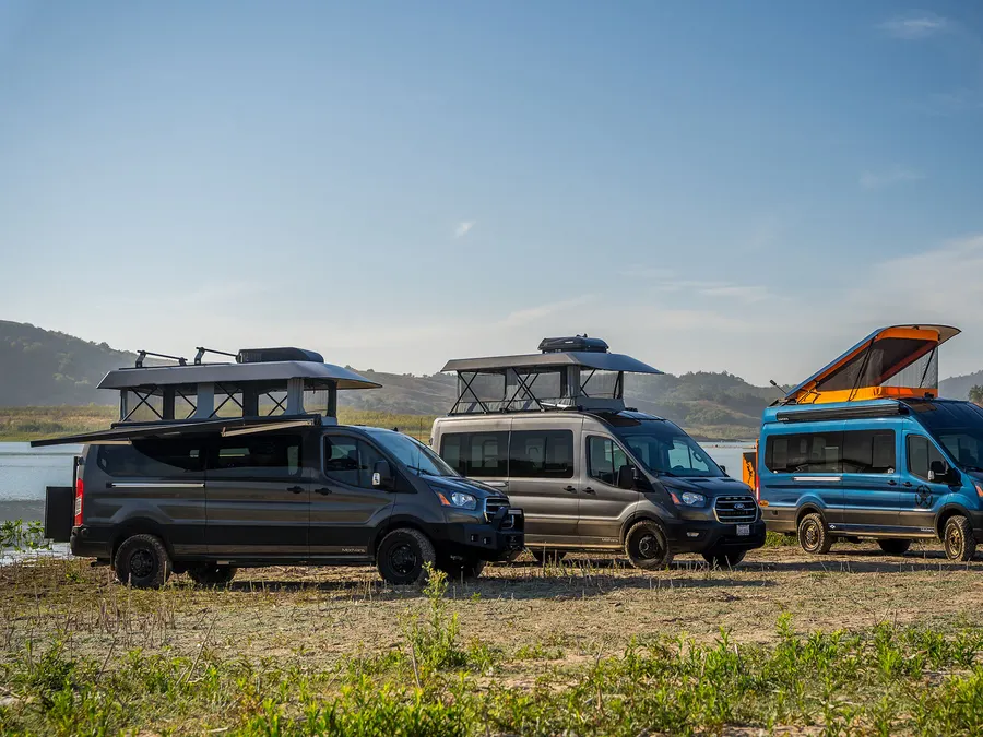 A camper van converted by ModVans