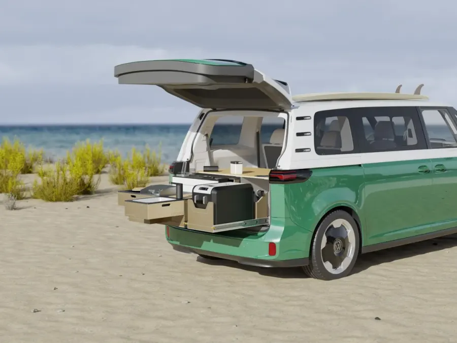 A camper van converted by Peace Vans