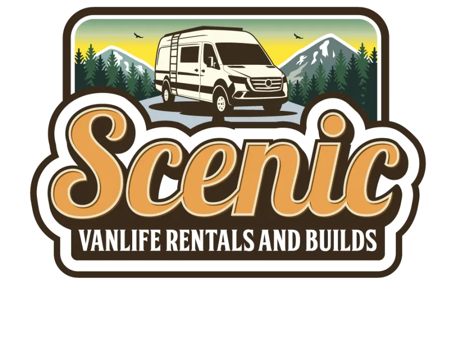 A camper van converted by Scenic Vans